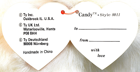 Candy - swing tag inside