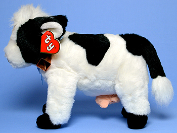Clover (ribbon and vinyl nose) - cow - Ty Plush / Classic
