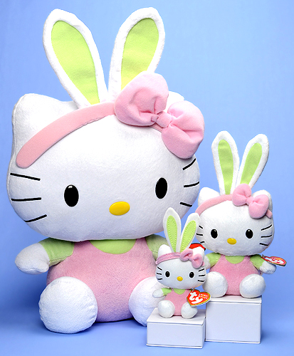 Hello Kitty (Easter, green ears) group