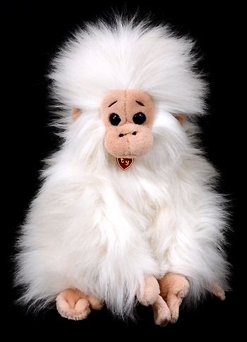 Jake (white, 12-inch) - monkey - Ty Plush / Classic