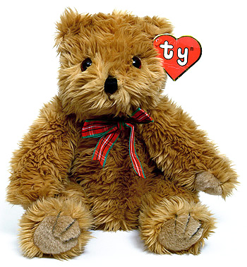 Scruffy (gold, jointed) - bear - Ty Plush / Classic