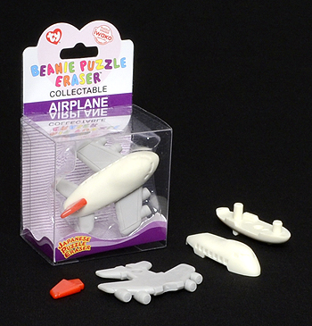 Airplane - Ty Beanie Puzzle Erasers