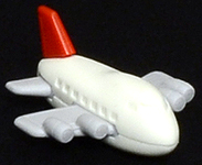 Airplane (red) - Ty Beanie Puzzle Eraser