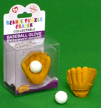 Baseball Glove - Ty Beanie Puzzle Erasers