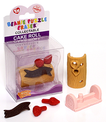 Cake Roll - Ty Beanie Puzzle Erasers