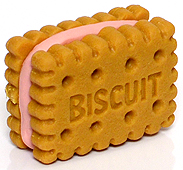 Cookie (vanilla) - Ty Beanie Puzzle Erasers