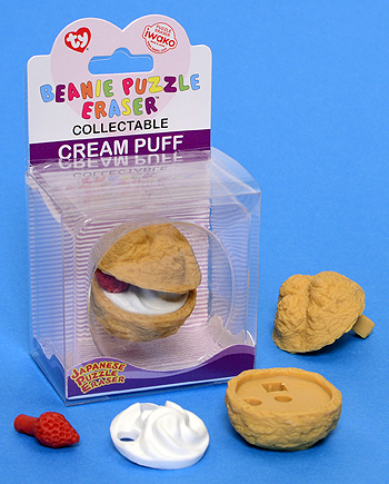 Cream Puff - Ty Beanie Puzzle Erasers