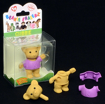 Cubbie - bear - Ty Beanie Eraserz / Puzzle Erasers
