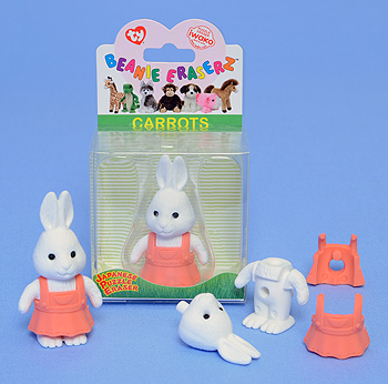 Carrots - Rabbit - Ty Beanie Eraserz