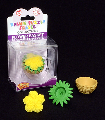 Flower Basket - Ty Beanie Puzzle Erasers