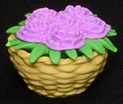 Flower Basket (violet) - Ty Beanie Puzzle Erasers
