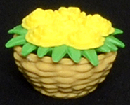 Flower Basket (yellow) - Ty Beanie Puzzle Eraser