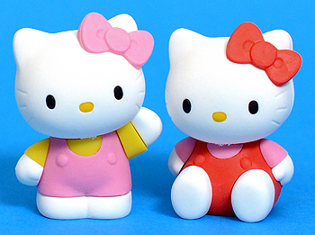 Hello Kitty Japanese Puzzle Erasers