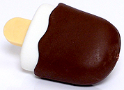 Ice Cream Bar (chocolate) - Ty Beanie Puzzle Erasers
