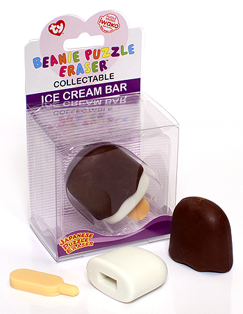 Ice Cream Bar - Ty Beanie Puzzle Erasers