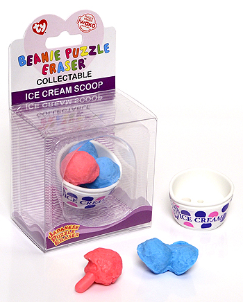 Ice Cream Scoop - Ty Beanie Puzzle Erasers