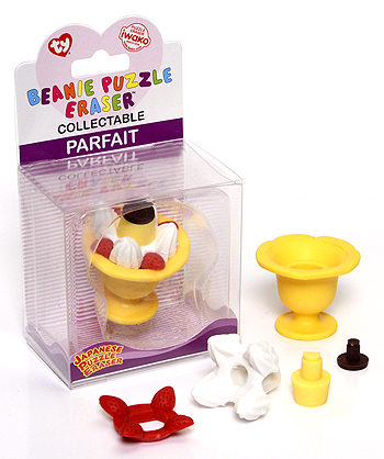 Parfait (flan top) - Ty Beanie Puzzle Erasers