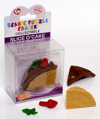Slice O'Cake - Ty Beanie Puzzle Erasers