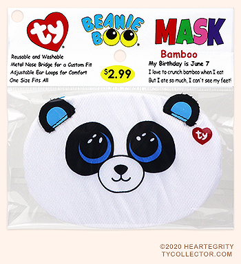 Bamboo - panda - Ty Boo Mask