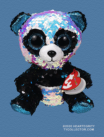 Bamboo - panda bear - Ty Flippables