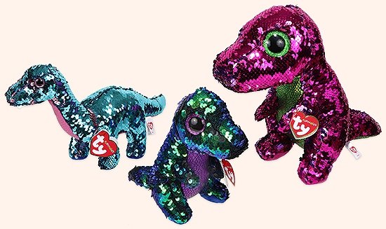 Ty Flippables Limited Collection dinosaurs 
