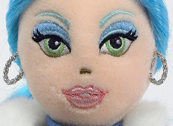 Sassy Star (pink lips) - close-up