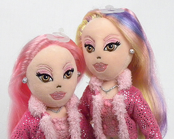 Sizzlin' Sue  (pink hair) pair