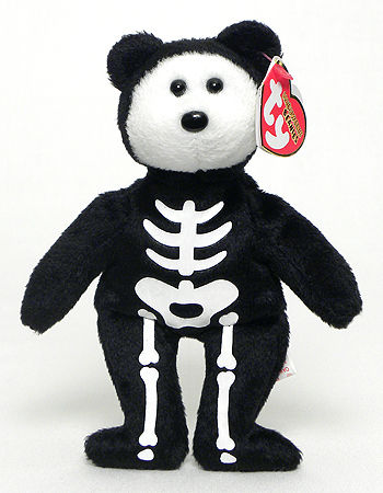 Boneses - bear - Ty Halloweenie Beanies