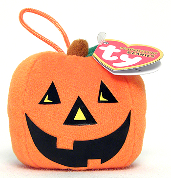 Glow - pumpkin - Ty Halloweenie Beanies