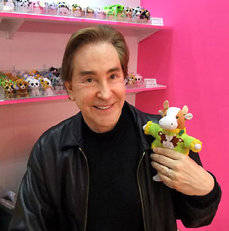 Mr. Ty Warner at the 2012 Spring toy fair in Japan