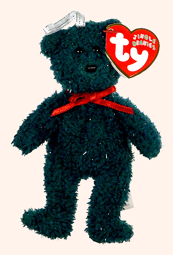 2001 Holiday Teddy - bear - Ty Jingle Beanies