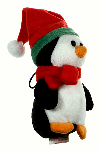 Sleddy (thread loop) - penguin - Ty Jingle Beanies