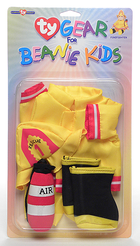 Firefighter - Ty Gear outfit for Beanie Kids