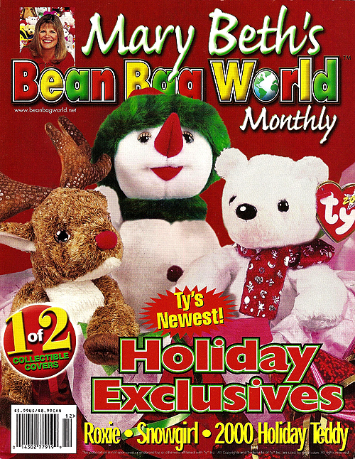 Mary Beth's Bean Bag World Monthly - December 2000, cover 1