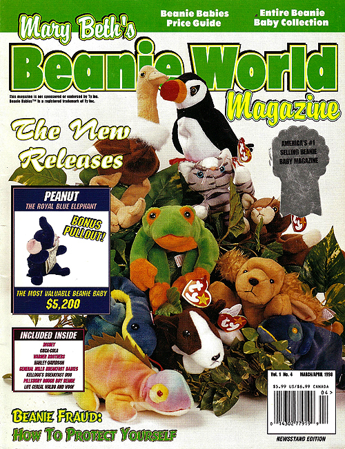 Mary Beth's Beanie World Monthly - March/April 1998