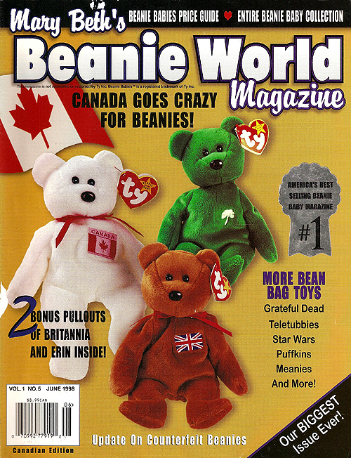 Mary Beth's Beanie World Magazine - June 1998 - Cover 1