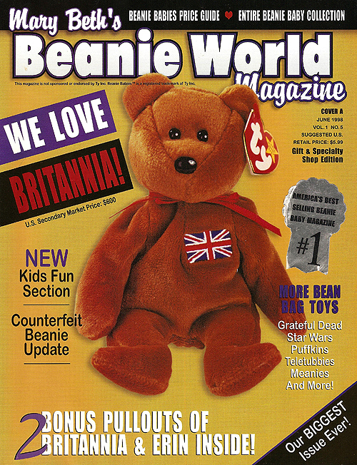 Mary Beth's Beanie World Magazine - June 1998 - Cover 2