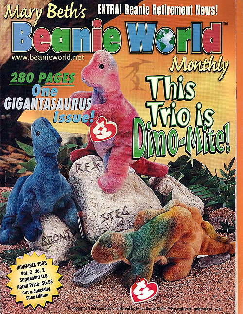 Mary Beth's Beanie World Monthly - November 1998 - version 1
