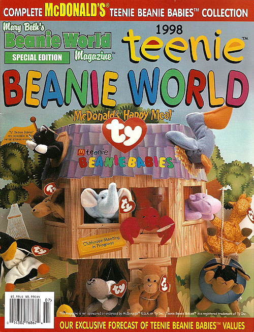 Mary Beth's Beanie World Magazine special edition - 1998 Teenie Beanie World