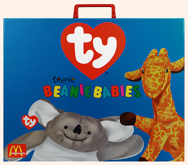 1999 Official Teenie Beanie Babies Happy Meal Set - back