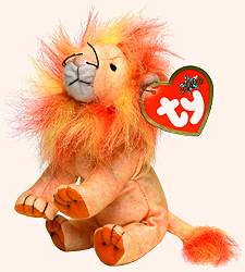 Bushy - lion - McDonalds 2000 Teenie Beanie Boos promotion