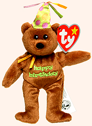 Celebration the Bear - Ty Teenie Beanie Babies - McDonalds promotion