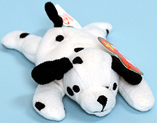Dotty - Dalmatian - McDonalds 2000 Teenie Beanie Boos promotion