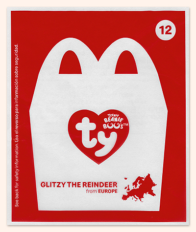 2021 McDonalds/Ty Teenie Beanie Boos bag front