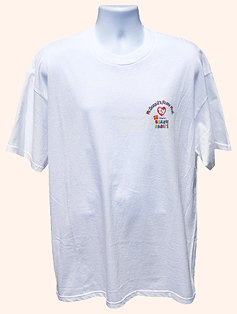 McDonalds employee T-shirt - 1998 Teenie Beanie Baby promotion - front