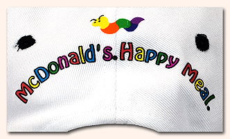 McDonalds employee - Teenie Beanie Babies cap 1998 - back