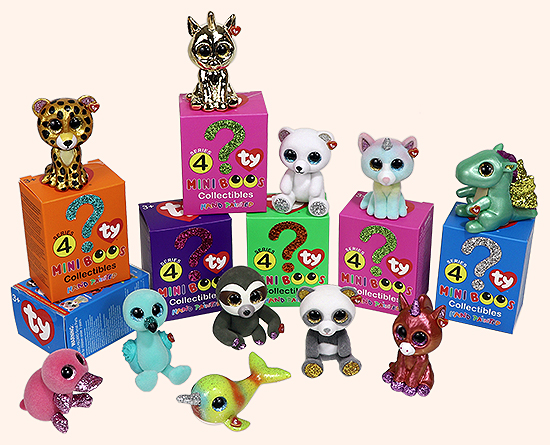 Series 4 complete set of Ty Mini Boos - 2019
