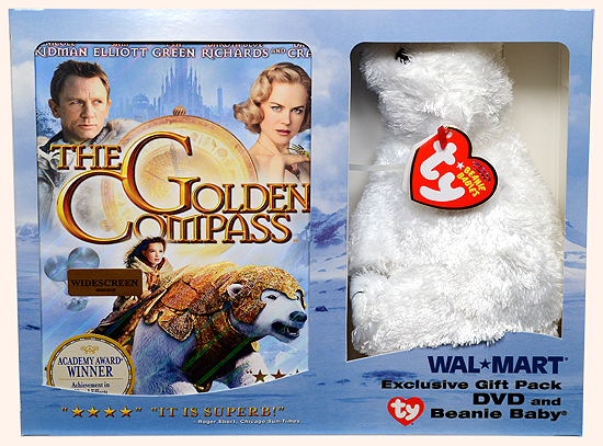 The Golden Compass DVD with Siberia Beanie Baby - front