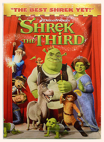 DVD movie Shrek The Third (version 1) - back