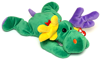 Antlers (green) - moose - Ty Pillow Pals